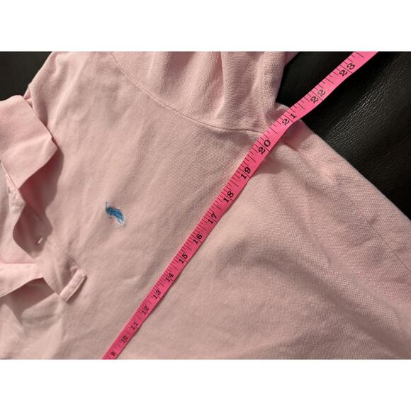 Vintage Polo Ralph Lauren Classic Fit Pink Cotton Polo Shirt Medium - Picture 4 of 5